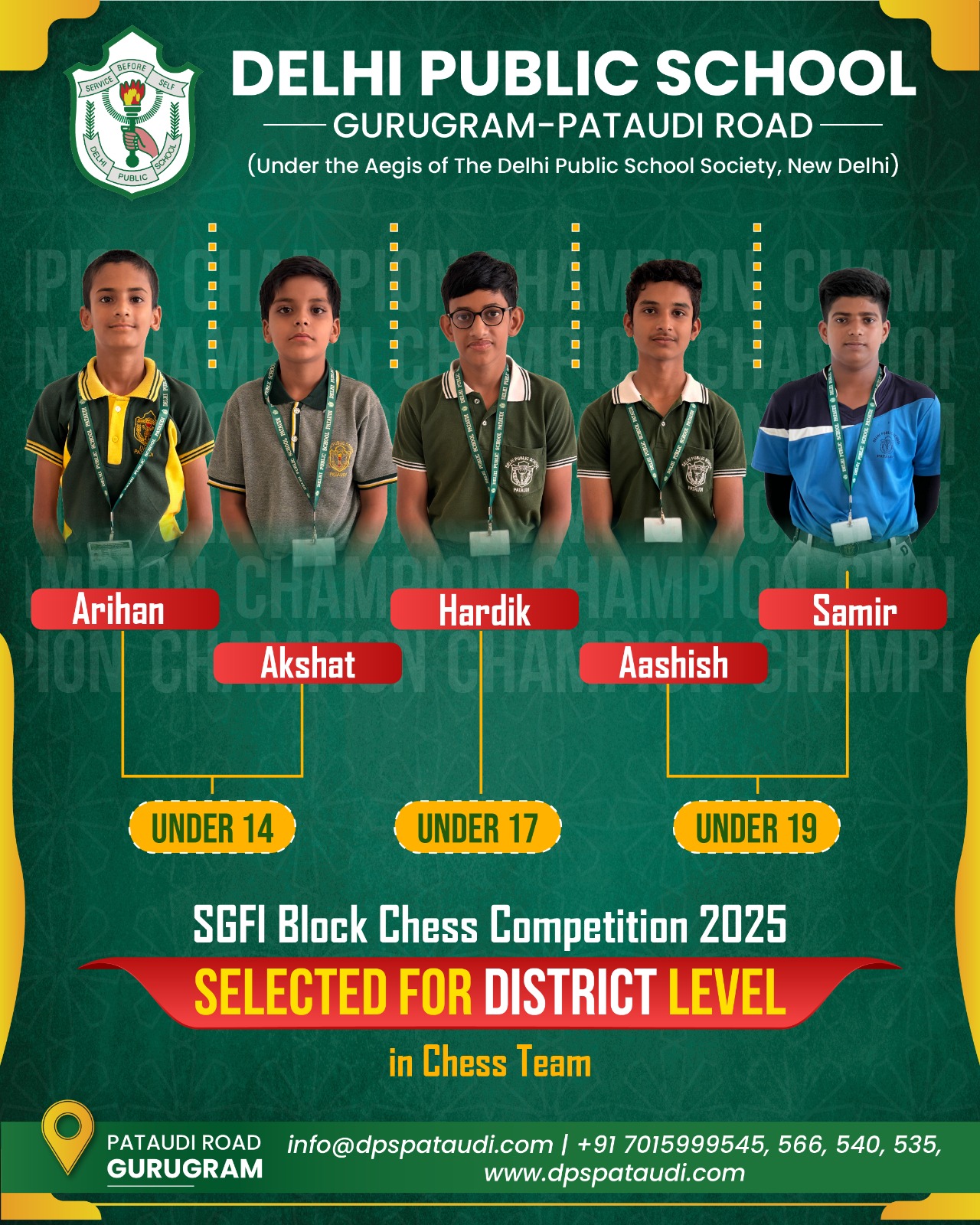 Students wins Gold medal